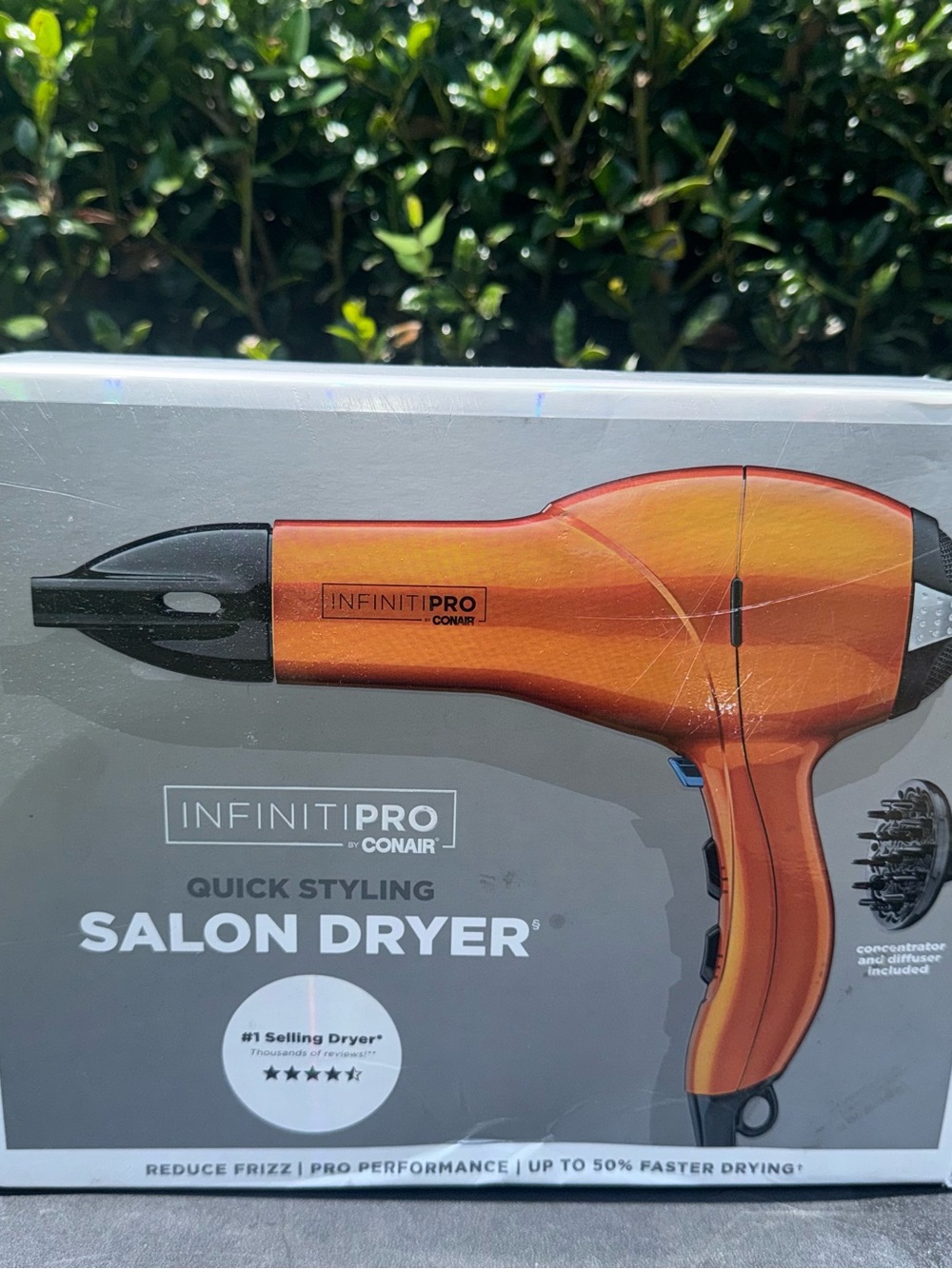 INFINITIPRO by Conair Orange Salon Dryer - Quick Styling Hair Dryer